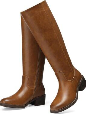 Stylish Knee High Boots for Women | Comfortable Cushioned Low Heel Fall Fashion